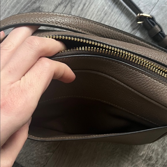 Coach Taupe Leather Shoulder Bag - Picture 4 of 7